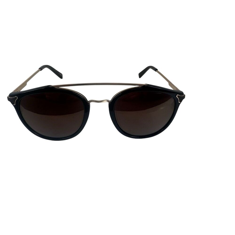 Shwood Kinsrow Sunglasses w Polarized Lenses Gold Black Frame Fast Shipping